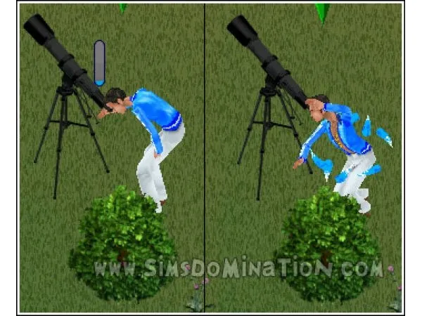 Telescópio dos Verdinhos - The Sims 1 Custom Content