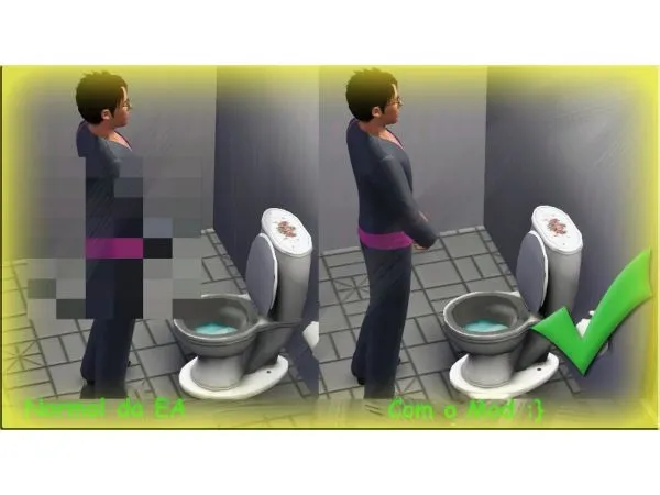 Sem Censura no by lugabr - The Sims 3 Custom Content
