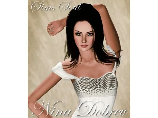 Nina Dobrev Elena Gilbert ( Vampire Diaries ) by juanjose84 - The Sims 3 Custom Content