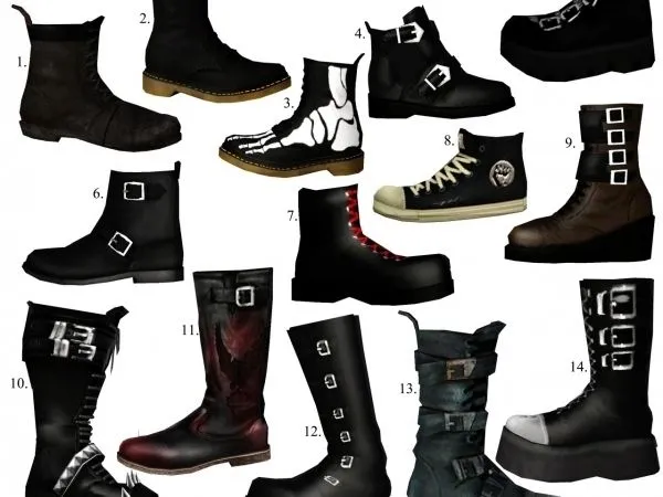 Boots SET - The Sims 3 Custom Content