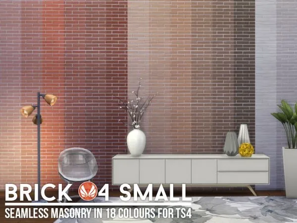 Mix Brick Wall Dump 01 - The Sims 4 Custom Content