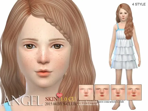 S Club HS Angel skintones(CU) 10 - The Sims 4 Custom Content
