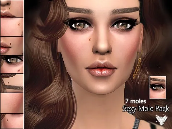 PZC Sexy Moles Pack - The Sims 4 Custom Content