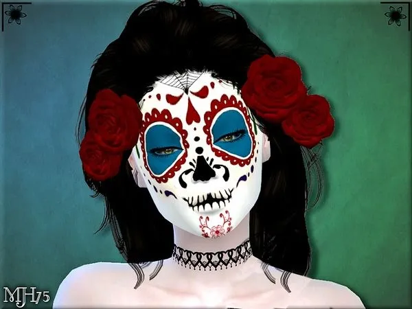Alpha S4 Dia De Los Muertos 2 - The Sims 4 Custom Content