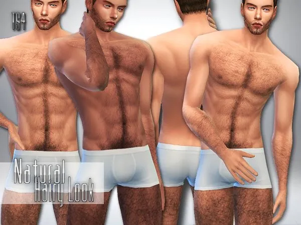 Natural Hairy Look - The Sims 4 Custom Content