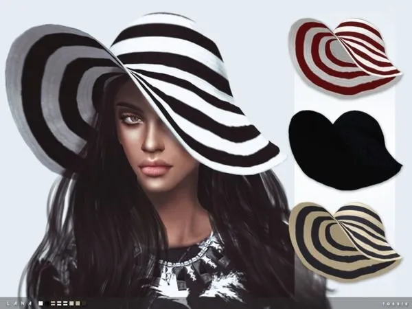Alpha toksik Lana Hat - The Sims 4 Custom Content