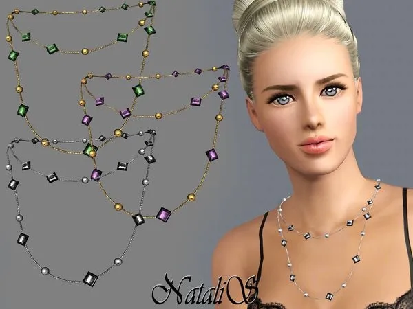 NataliS Double chain with - The Sims 3 custom content