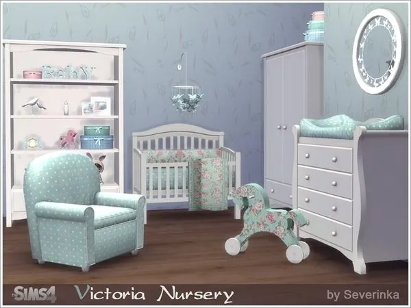 Alpha Victoria Nursery - The Sims 4 Custom Content