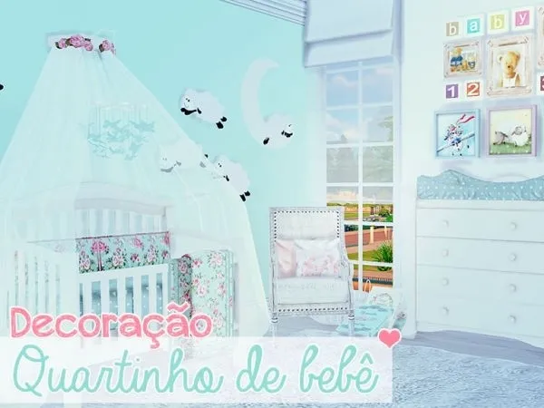 Quartinho de bebê - The Sims 4 Custom Content
