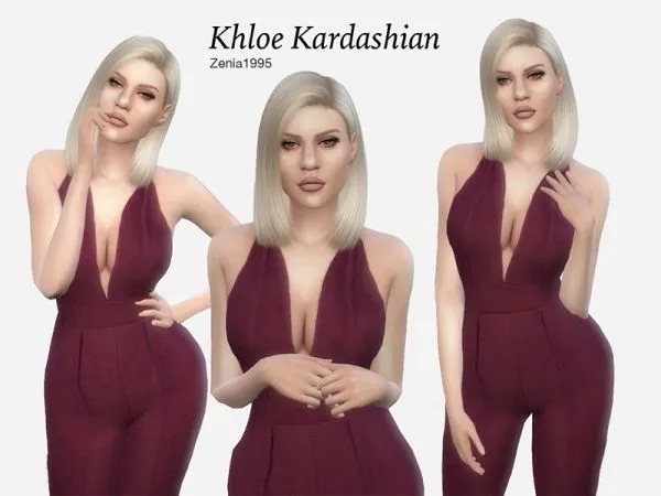 Khloe Kardashian - The Sims 4 Custom Content