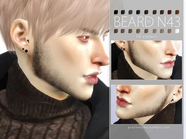 Beard N43 - The Sims 4 Custom Content