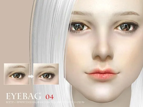 S Club WM Eyebag 04 - The Sims 4 Custom Content