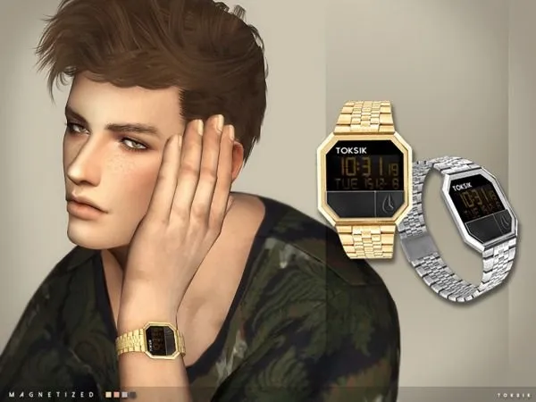 Alpha toksik Magnetized Watch - The Sims 4 Custom Content