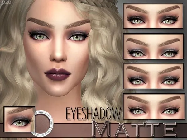 PZC Matte Mineral Eyeshadow by thesimsresource - The Sims 4 Custom Content