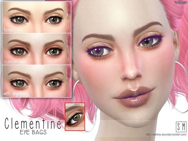 [ Clementine ] Eye Bag - The Sims 4 Custom Content