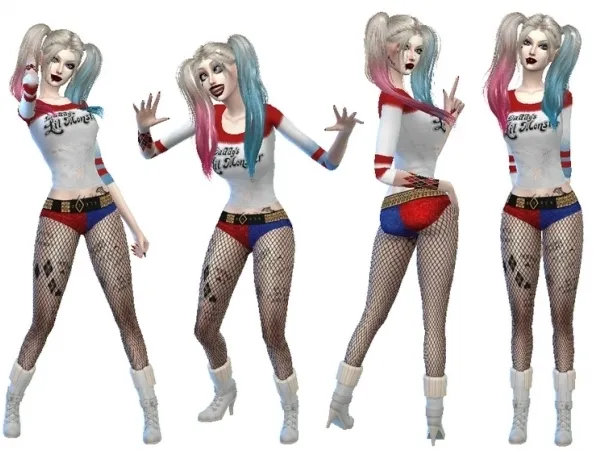 Harley Quinn to download - The Sims 4 Custom Content