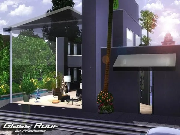 Glass Roof by thesimsresource - The Sims 3 Custom Content