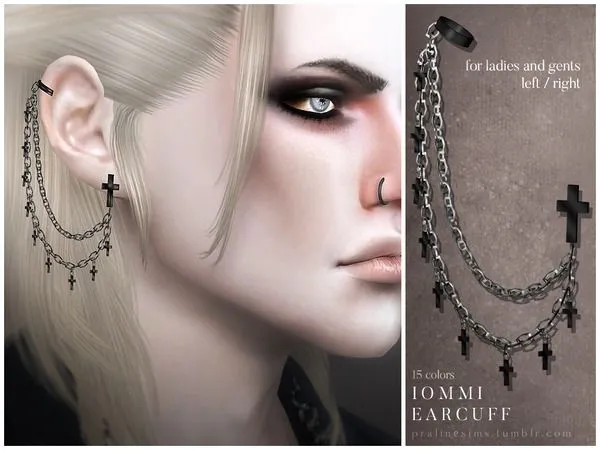 Mix Iommi Earcuff - The Sims 4 Custom Content