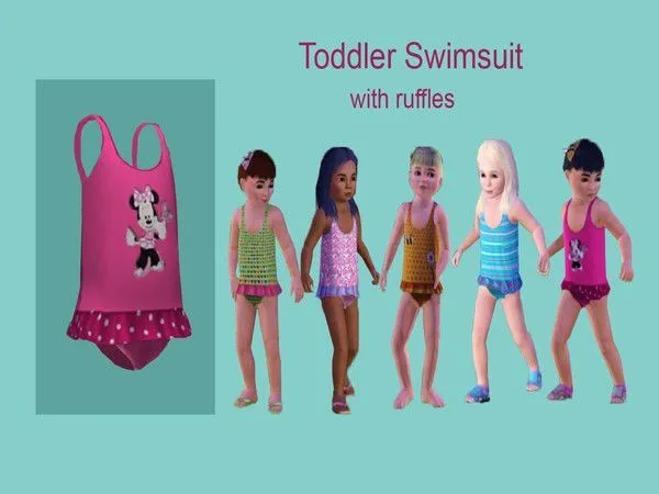 toddler swimsuit by thesimsresource - The Sims 3 Custom Content