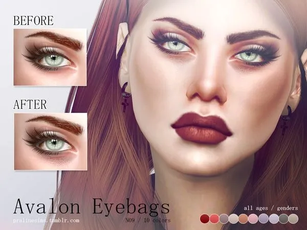 Avalon Eyebags N09 - The Sims 4 Custom Content