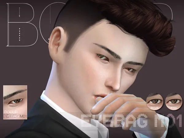 Bobur Eyebag M01 - The Sims 4 Custom Content
