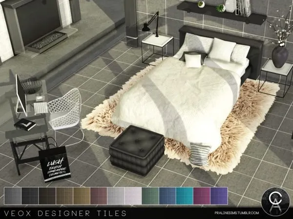 VEOX Designer Tiles - The Sims 4 Custom Content