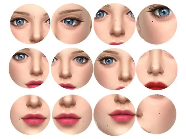Beauty marks - The Sims 4 Custom Content