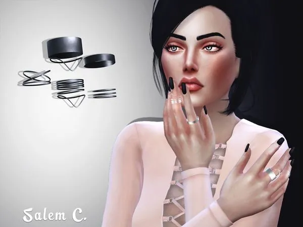 Jewelry for the fingers 2 - The Sims 4 Custom Content