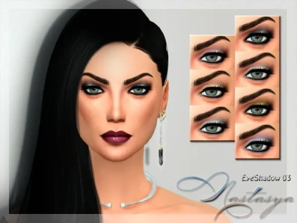 Alpha Eyeshadow 03 by simsfinds - The Sims 4 Custom Content