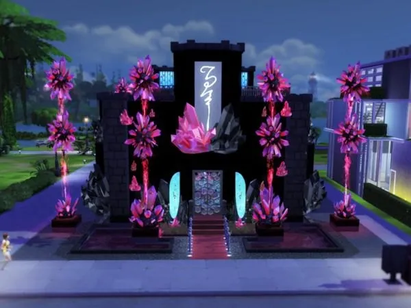 Maxis Match KrystaL Nightclub - The Sims 4 Custom Content