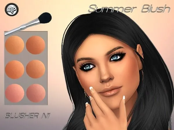 MP Summer Blush N1 - The Sims 4 Custom Content