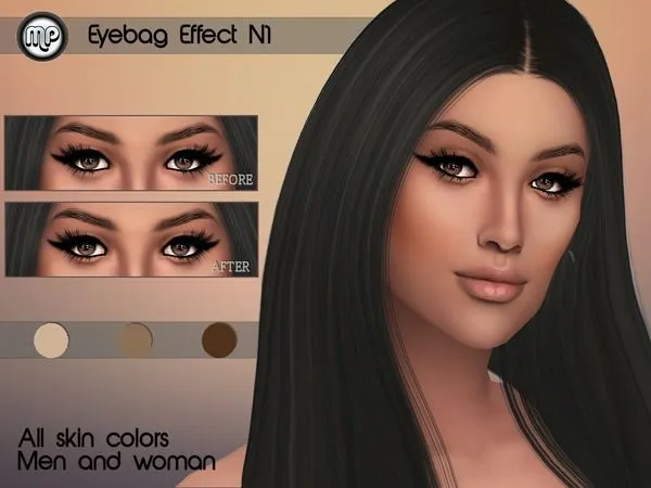 MP Eye Bag Effect N1 - The Sims 4 Custom Content