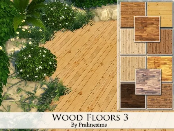 Wood Floors 3 - The Sims 4 Custom Content