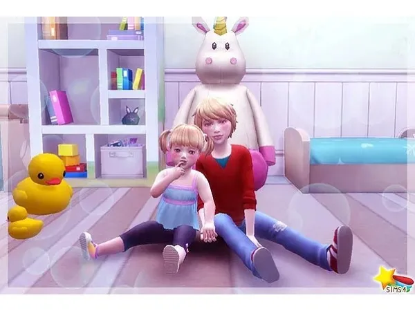 Alpha Brothers Sisters pose 02 - The Sims 4 Custom Content