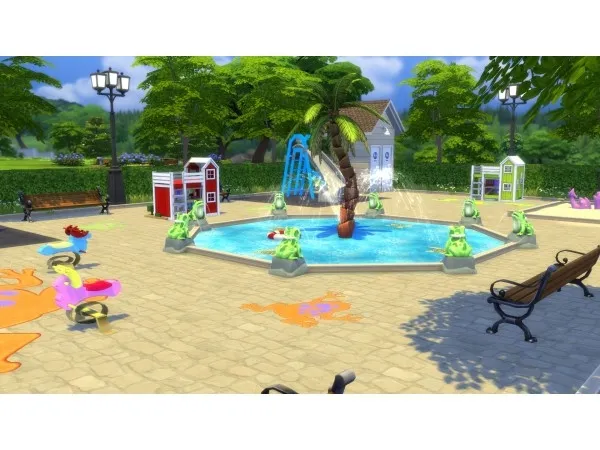 Alpha Froggy's Toddler Playground - The Sims 4 Custom Content