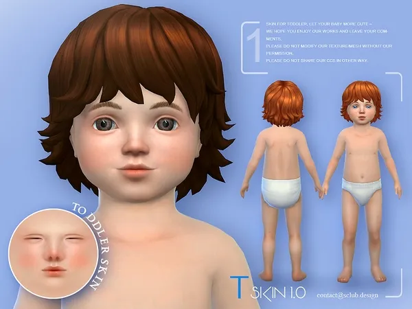 Sims 4 Toddlers Skintones