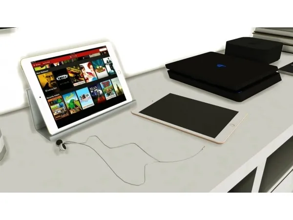 Alpha Sony PlayStation 4 Slim Functional - The Sims 4 Custom Content