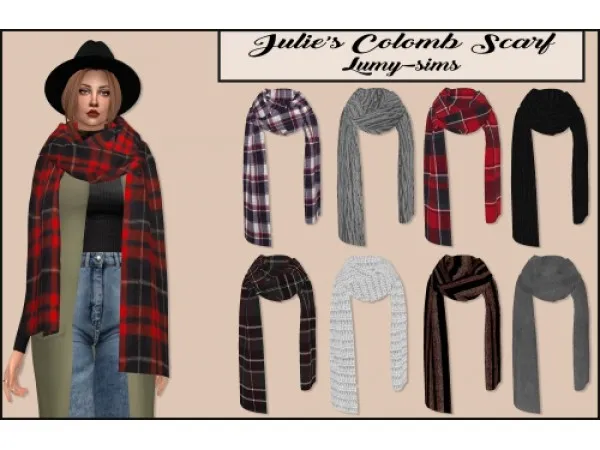 Alpha Cachecol - The Sims 4 Custom Content