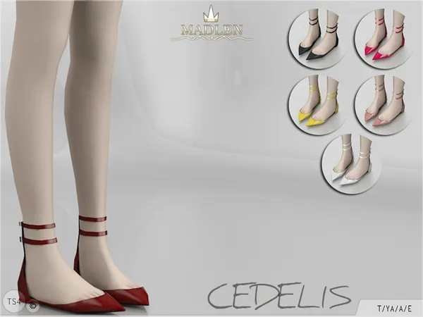 Alpha Madlen Cedelis Shoes - The Sims 4 Custom Content