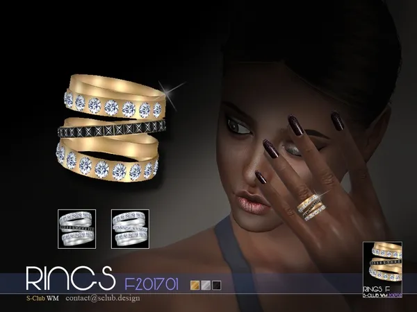 Alpha S Club WM RINGS F 201701 - The Sims 4 Custom Content
