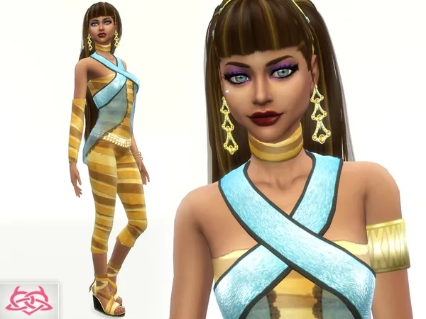 Alpha Cleo de Nile Set - The Sims 4 Custom Content