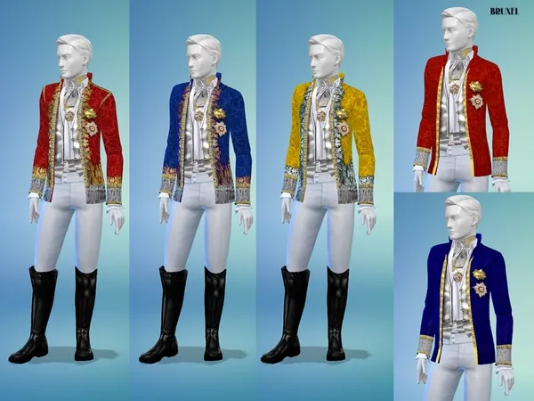 Alpha Bruxel Fancy Victorian Jacket - The Sims 4 Custom Content
