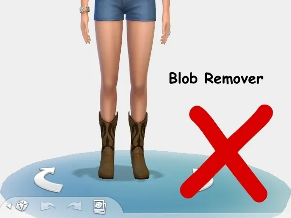 Mix Blob Remover - The Sims 4 Custom Content