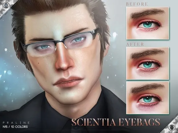 Alpha Scientia Eyebags N15 - The Sims 4 Custom Content