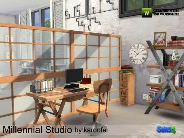 Alpha kardofe Millennial Studio - The Sims 4 Custom Content