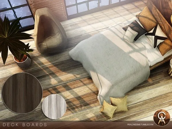 Alpha Deck Boards - The Sims 4 Custom Content
