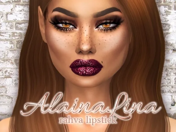 Rahva Lipstick - The Sims 4 Custom Content