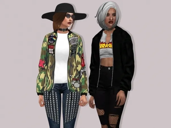 Semller GSTAR Jacket - The Sims 4 Custom Content