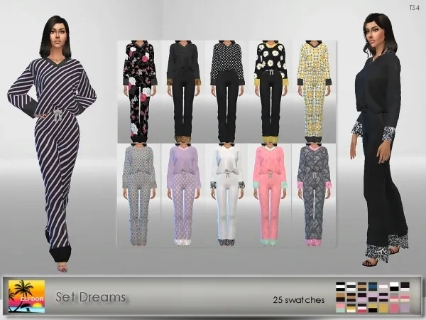 Alpha Set Dreams by elfdor - The Sims 4 custom content