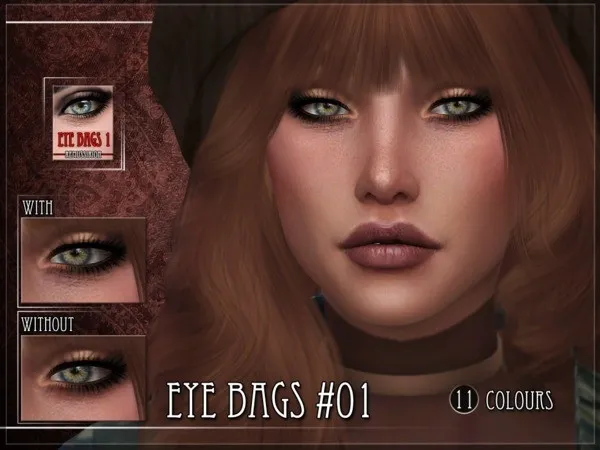 Alpha Eye bags 01 - The Sims 4 Custom Content